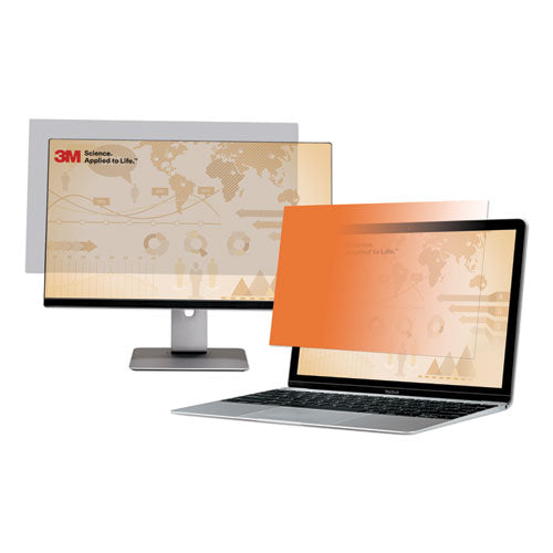 Gold Frameless Privacy Filter For 23.8" Widescreen Flat Panel Monitor, 16:9 Aspect Ratio