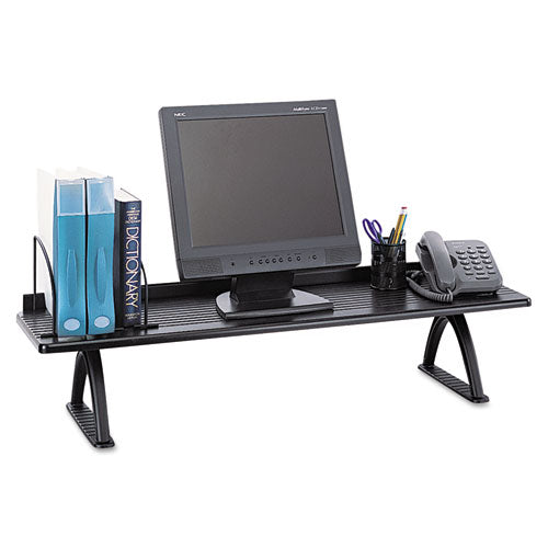 Value Mate Desk Riser, 100 Lb Capacity, 42 X 12.25 X 8.25, Black