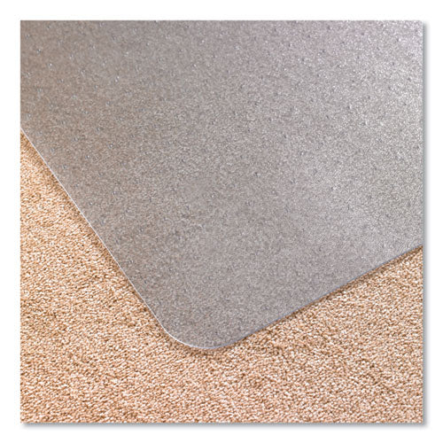 Cleartex Advantagemat Phthalate Free Pvc Chair Mat For Low Pile Carpet, 53 X 45, Clear