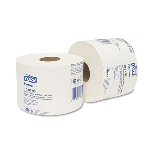 Premium Bath Tissue Roll With Opticore, Septic Safe, 2-ply, White, 800 Sheets/roll, 36/carton