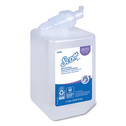 Control Super Moisturizing Foam Hand Sanitizer, 1,000 Ml Refill, Unscented, 6/carton