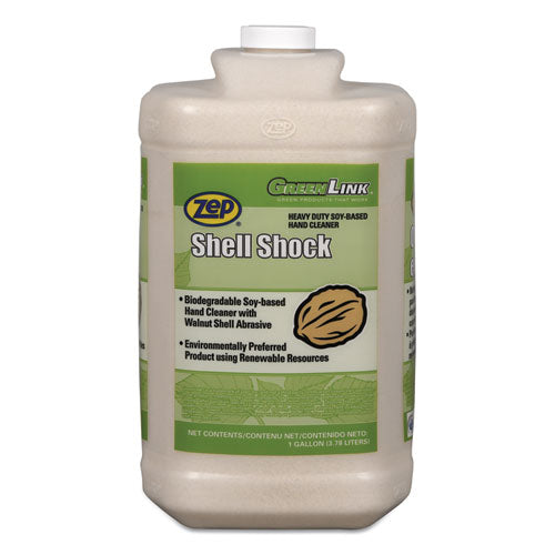 Shell Shock Heavy Duty Soy-based Hand Cleaner, Cinnamon, 1 Gal Bottle, 4/carton