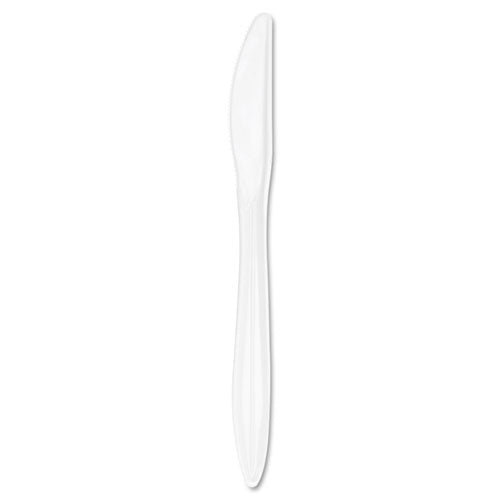 Style Setter Mediumweight Plastic Teaspoons, White, 1000/carton