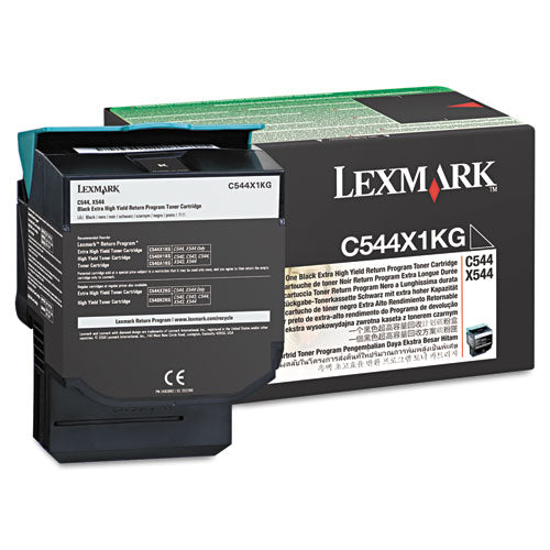 C544x1cg Return Program Extra High-yield Toner, 4,000 Page-yield, Cyan