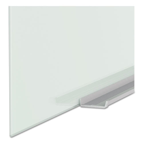 Invisamount Magnetic Glass Marker Board, 85 X 48, White Surface