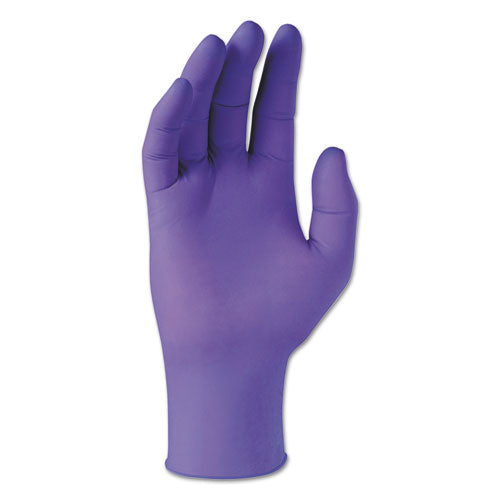 Purple Nitrile Exam Gloves, 310 Mm Length, Large, Purple, 500/carton