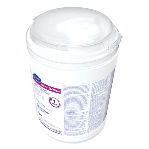 Oxivir Tb Disinfectant Wipes, 6 X 6.9, Characteristic Scent, White, 160/canister, 4 Canisters/carton