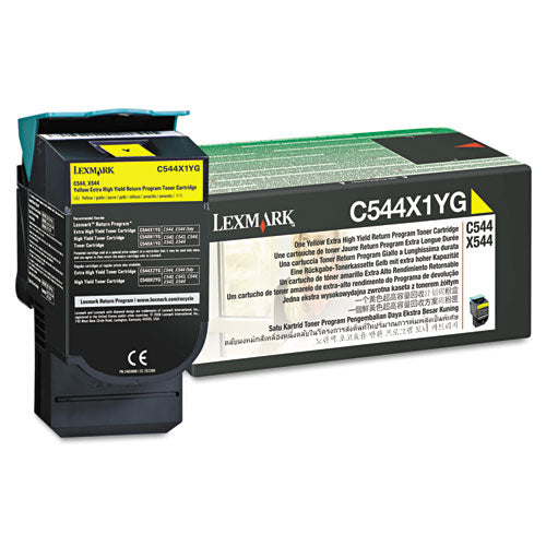 C544x1kg Return Program Extra High-yield Toner, 6,000 Page-yield, Black