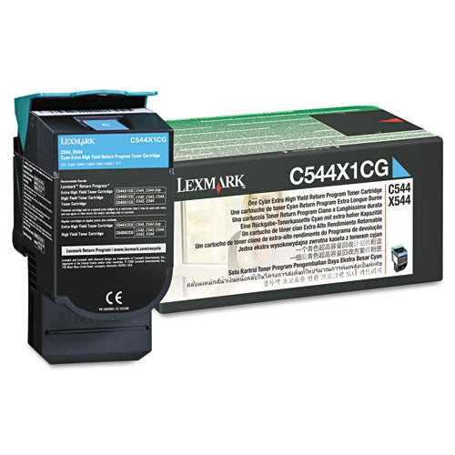 C544x1kg Return Program Extra High-yield Toner, 6,000 Page-yield, Black