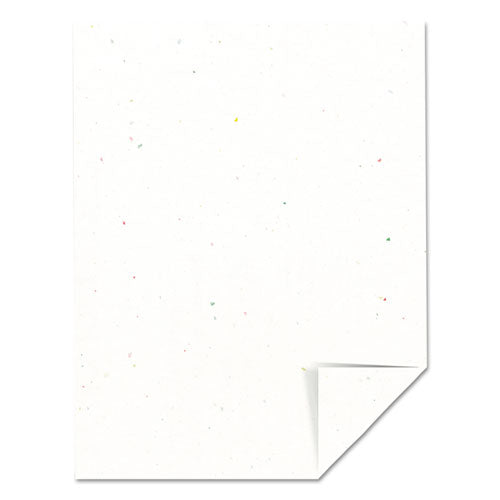 Color Paper, 24 Lb Bond Weight, 8.5 X 11, Stardust White, 500 Sheets/ream