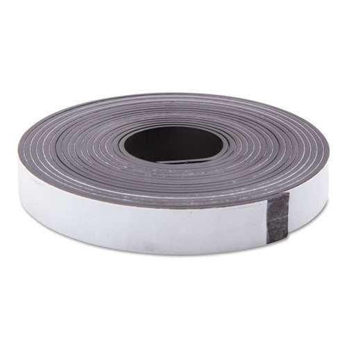 Adhesive-backed Magnetic Tape, 0.5" X 10 Ft, Black