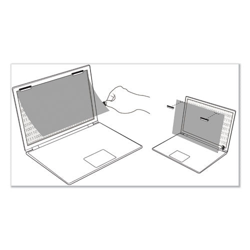 Gold Frameless Privacy Filter For 13.3" Widescreen Macbook Pro Touch, 16:10 Aspect Ratio