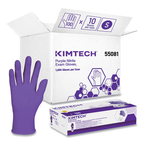 Purple Nitrile Gloves, Purple, 242 Mm Length, Small, 6 Mil, 1,000/carton