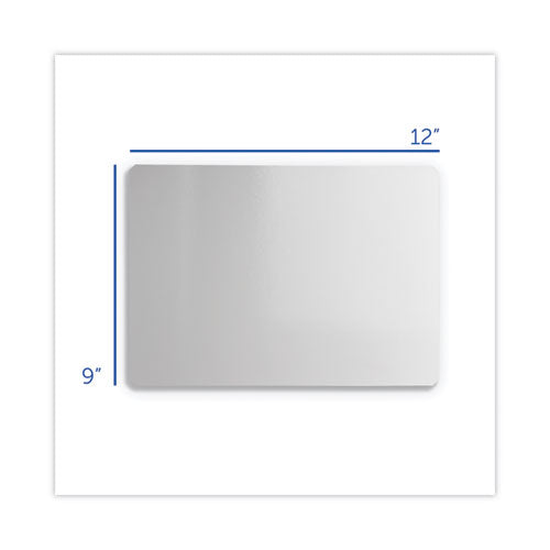 Dry Erase Board, 12 X 9, White Surface, 24/pack