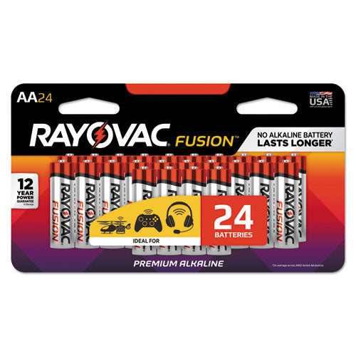Fusion Advanced Alkaline Aa Batteries, 8/pack