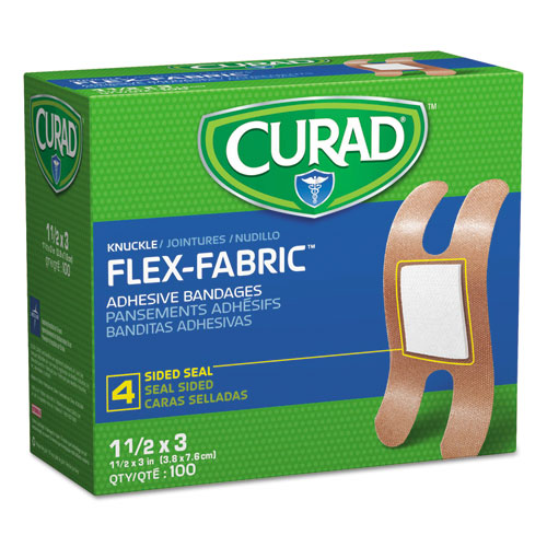 Flex Fabric Bandages, Assorted Sizes, 100/box