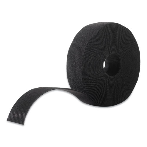 One-wrap Pre-cut Thin Ties, 0.5" X 8", Black, 50/pack