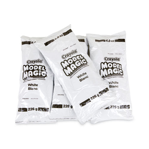 Model Magic Modeling Compound, 8 Oz Packs, 4 Packs, White, 2 Lbs