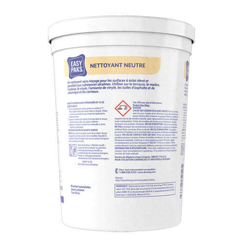 Neutral Cleaner, 0.5 Oz Packet, 90/tub, 2 Tubs/carton