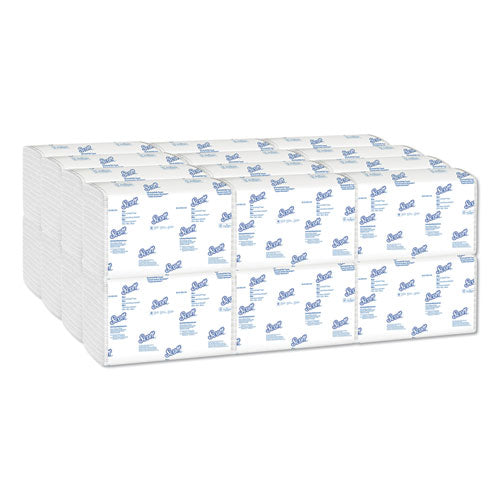 Control Slimfold Towels, 1-ply, 7.5 X 11.6, White, 90/pack, 24 Packs/carton