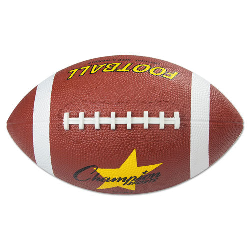 Rubber Sports Ball, For Football, Junior Size, Brown