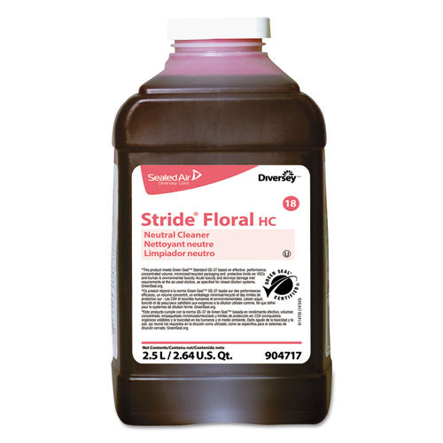Stride Neutral Cleaner, Citrus Scent, 1.4 Ml, 2 Bottles/carton
