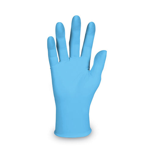 G10 Comfort Plus Blue Nitrile Gloves, Light Blue, Medium, 100/box