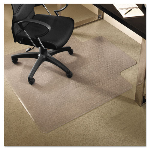 Everlife Chair Mats For Medium Pile Carpet, Contour,  66 X 60, Clear