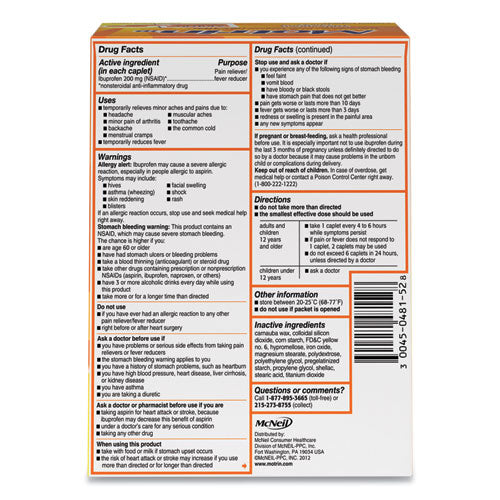 Ibuprofen Tablets, Two-pack, 50 Packs/box
