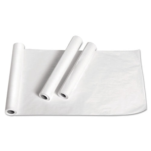 Exam Table Paper, Deluxe Crepe, 21" X 125 Ft, White, 12 Rolls/carton