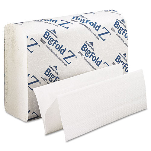 Pacific Blue Ultra Z-fold Folded Paper Towels, 1-ply, 8 X 11, White, 260/pack, 10 Packs/carton