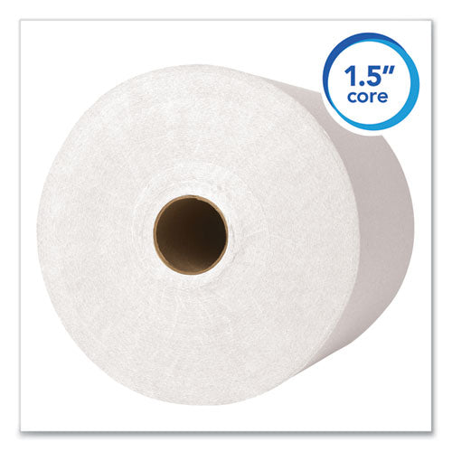 Essential High Capacity Hard Roll Towels For Business, 1-ply, 8" X 1,000 Ft, 1.5" Core, Recycled, White, 6 Rolls/carton