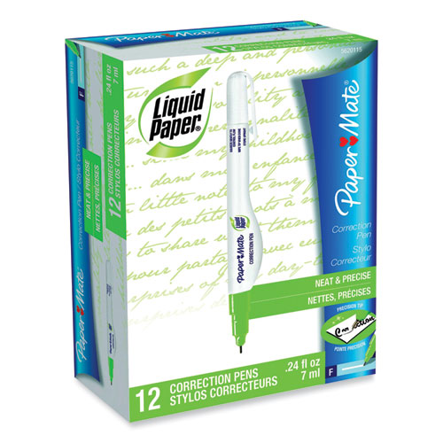 Correction Pen, 6.8 Ml, White