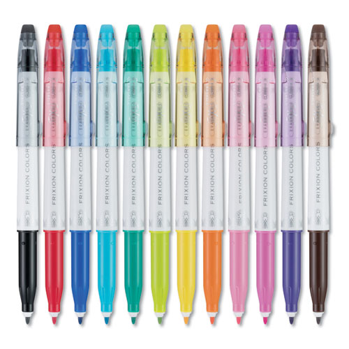 Frixion Colors Erasable Porous Point Pen, Stick, Bold 2.5 Mm, Assorted Ink And Barrel Colors, 12/pack