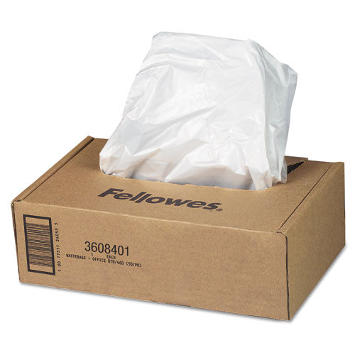 Shredder Waste Bags, 50 Gal Capacity, 50/carton