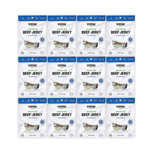 Classic Beef Jerky, 1 Oz Pouch, 12/pack, Ships In 1-3 Business Days