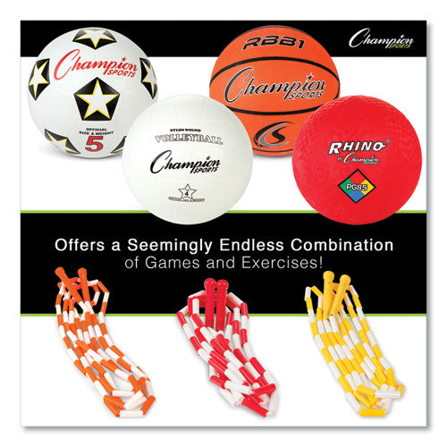 Physical Education Kit With 7 Balls, 14 Jump Ropes, Assorted Colors