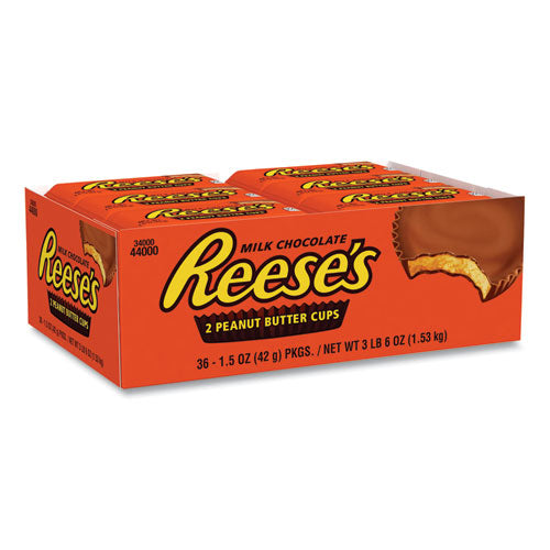 King Size Peanut Butter Cups, 2.8 oz Bar, 24 Bars/Carton, Ships in 1-3 Business Days King Size Peanut Butter Cups, 2.8 oz Bar, 24 Bars/Carton, Ships in 1-3 Business Days