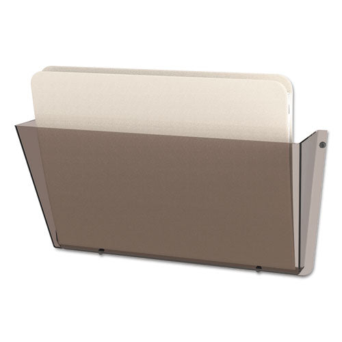 Unbreakable Docupocket Wall File, Letter Size, 14.5" X 3" X 6.5", Smoke