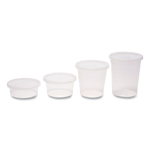 Plastic Deli Containers, 12 Oz, Clear, Plastic, 240/carton