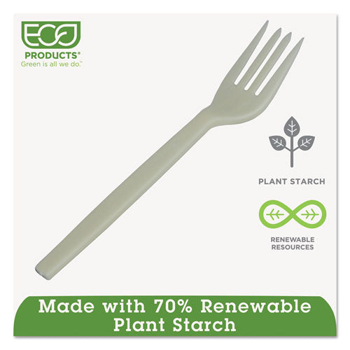 Plant Starch Fork - 7", 50/pack, 20 Pack/carton