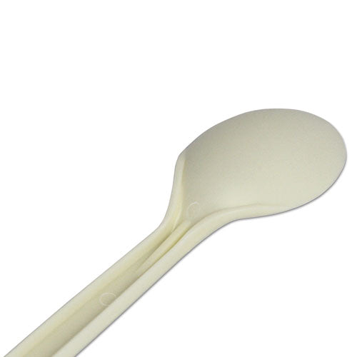 Plant Starch Spoon - 7", 50/pack, 20 Pack/carton