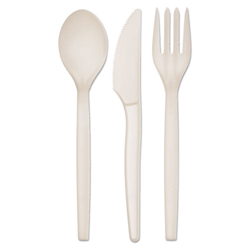 Plant Starch Spoon - 7", 50/pack