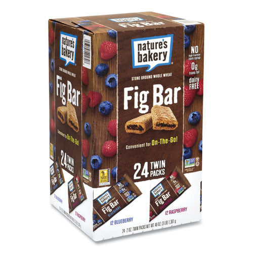 Fig Bars Variety Pack, 2 Oz Twin Pack, 24 Twin Packs/box, Ships In 1-3 Business Days