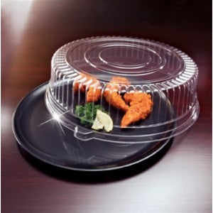 Party Tray 14" Round Tray & Dome Lid Pet 25/Case