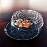 Party Tray 16" Round Tray & Dome Lid ops 25/Case