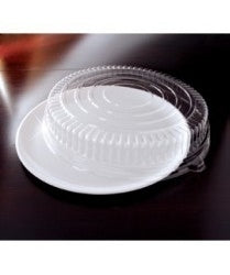 Party Tray 16" Round Tray & Dome Lid Pet 25/Case